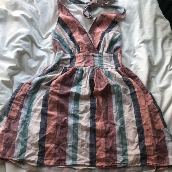 American eagle halter strip dress - Picture 1 of 2